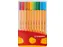 Fineliner Stabilo Point 88 ColorParade Fin jaune/rouge étui 20 couleu