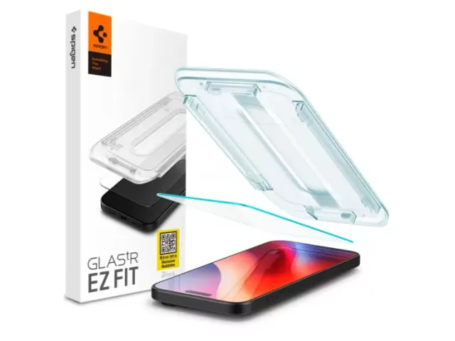 Spigen GlastR EZ Fit iPhone 16 Pro glazen screenprotector