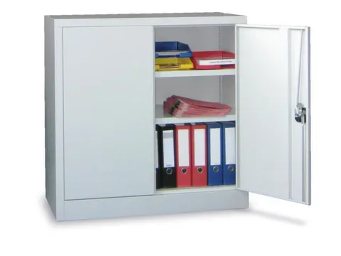 grootvolumekast met openslaande deuren,RAL7035,front RAL6011