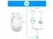 Distributeur savon liquide Tork S1 561000 blanc
