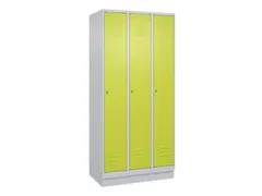 locker voor scheiding van kleding,HxBxD 1950x900x500mm,3vak
