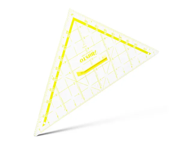 Tekendriehoek Aristo voor schoolbord 80cm
