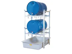 Aftapstelling Bxdxh 990X700X1620Mm V. 2X200L Vaten M. Bak 220L