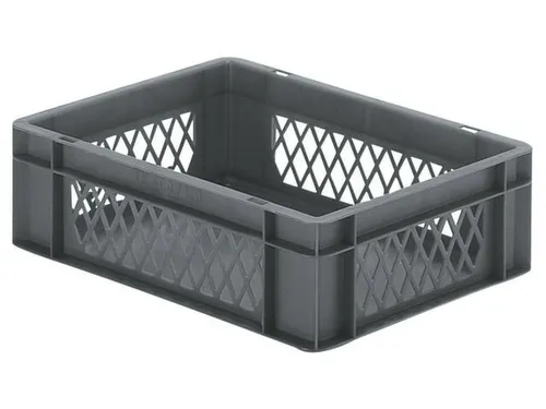 Euronorm-Stapelbak 4.5l Hxlxb 50x400x300mm Wanden Open Grijs