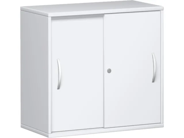 schuifdeurkast,HxBxD 720x800x430mm,decor romp wit,decor front wit