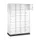 lockerkast,HxBxD 1950x1220x500mm,4x5vakken,cil.-slot,sokkel