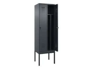 locker voor scheiding van kleding,HxBxD 2120x600x500mm,2vak - 1