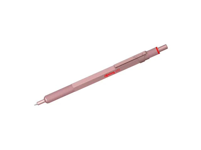 Balpen rOtring 600 medium rosé goud