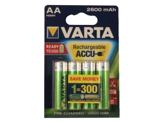 Batterij Oplaadbaar Varta 4x AA 2600Mah Ready2Use 1.2V - 2