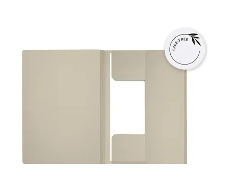 Dossiermap Djois Secolor Tree-Free folio 3 kleppen 226gr beige