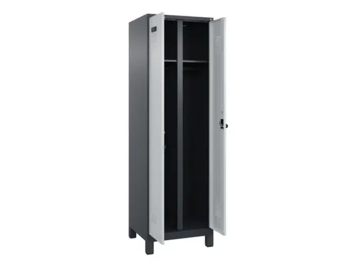 locker voor scheiding van kleding,HxBxD 1950x600x500mm,2vak
