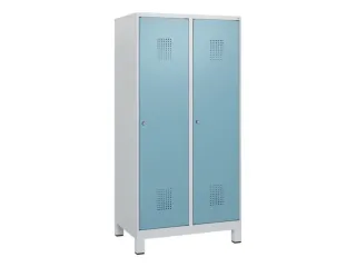 schoollocker,HxBxD 1630x800x500mm,2vak,vak B 400mm,cil.-slot,voeten - 2
