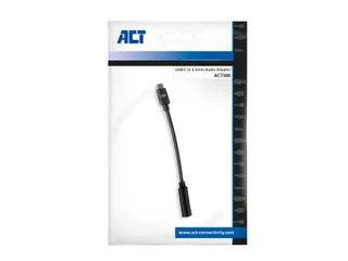 Adapter ACT USB-C naar 3.5mm audio jack 0.1 meter - 3