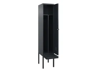 locker voor scheiding van kleding,HxBxD 2120x400x815mm,1vak - 2