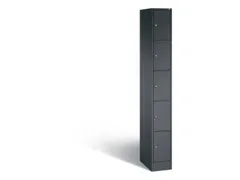 lockerkast,HxBxD 1950x240x480mm,romp RAL7021,front RDS1108060