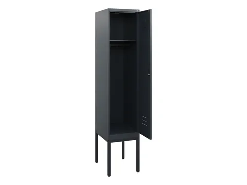 locker,HxBxD 1950x400x500mm,1vak,vak B 400mm,cil.-slot,voetonderstel