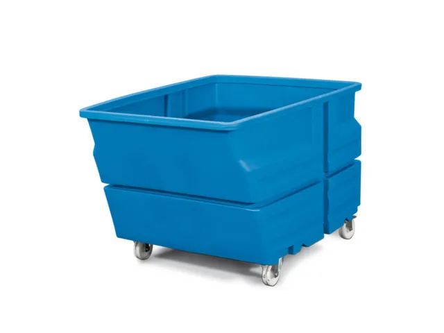 Multifunctionele bak,HxLxB 900x1240x825mm,600l,PE,blauw