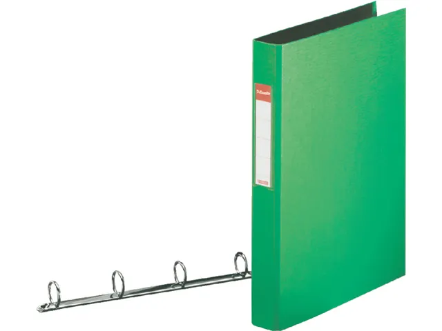 Ringband Esselte 4 rings O-mech A4 25mm Pp Groen