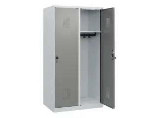 schoollocker,HxBxD 1530x800x500mm,2vak,vak B 400mm,draaigrendel - 1