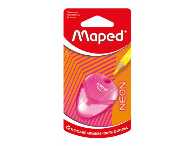 Taille-crayon Maped Neon Igloo 1 trou Assorti