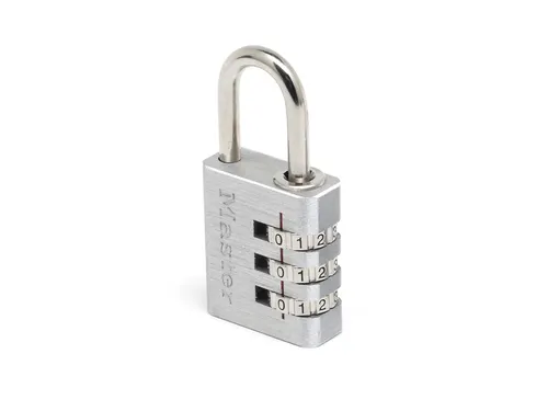 Hangslot MasterLock combi aluminium 30mm