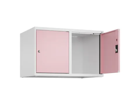 opzetkast,v. locker,2vak.,vak B 400mm,HxBxD 500x800x500mm,cilinderslot