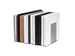 Boekensteunen Metaal 14x12x14cm Wit 2 Stuks
