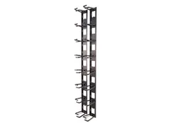 Verticale kabelorganizer, 8 kabelringen, nul U
