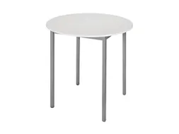 Tafel Rond 80 Cm Frame Antraciet Blad Lichtgrijs