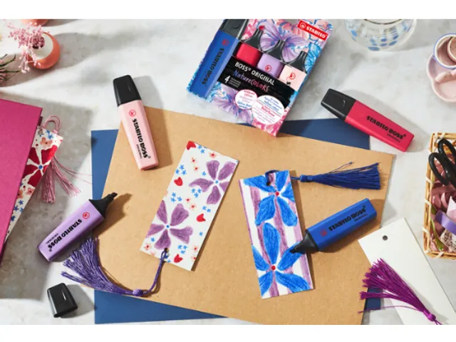 Markeerstift STABILO Boss Wildflower display klein assorti