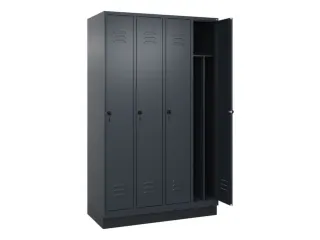 locker voor scheiding van kleding,HxBxD 1950x1200x500mm,4vak - 2