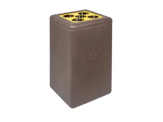 Circulaire Bekerbak BrickBin gerecycled koffiedik Cups 65 Liter - 1