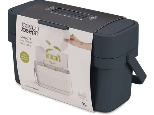 Joseph Joseph Compo Food Afvalemmer 4 Liter Grijs