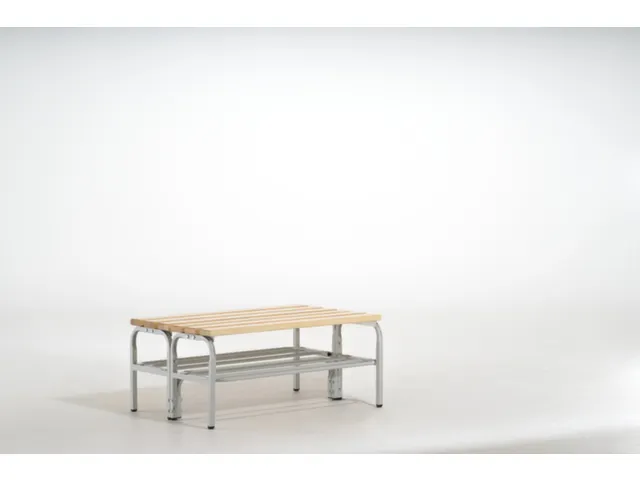 banc double,HxLxP 450x1015x700mm,barrettes en bois