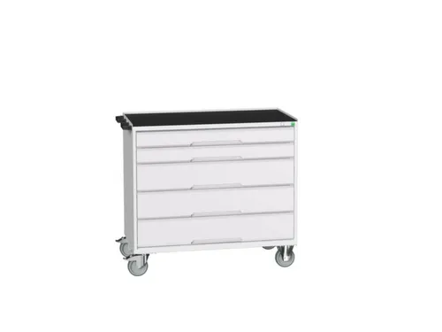 gereedschapswagen 965x1050x600mm antislip blad 5 laden RAL7035
