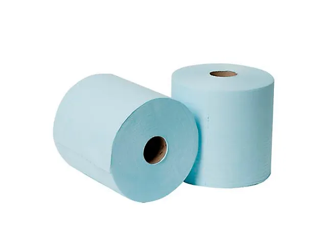 Euro Products 6141 Sontara Poetsdoek Cepol blauw 2 Rol 500vel