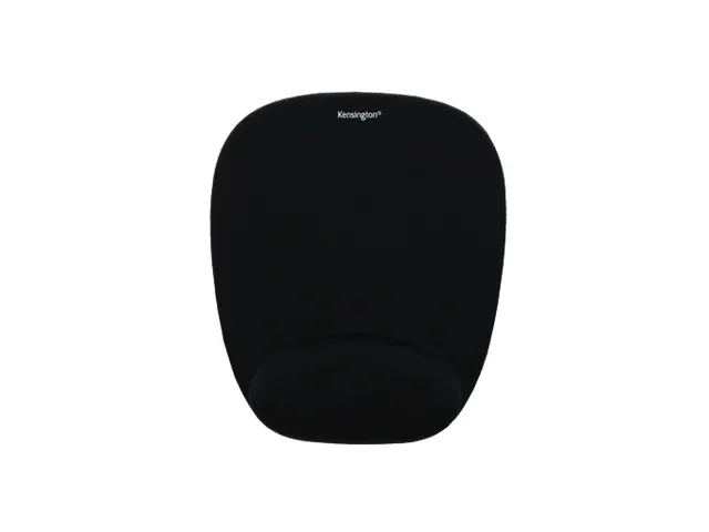 Muismat Kensington met polsondersteuning foam zwart