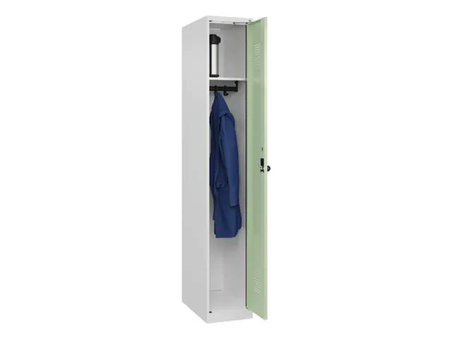 locker,HxBxD 1850x300x500mm,1vak,vak B 300mm,draaigrendel