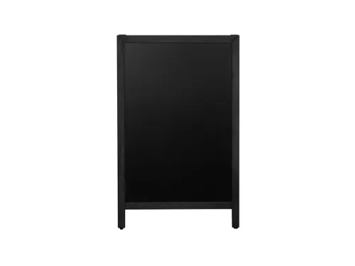 Krijt stoepbord Europel 660x1040 mm DELUX zwart