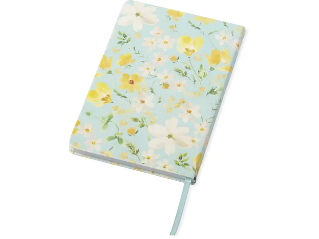 Notitieboek Eccolo Floral Notes lijn ca 15x20cm 80gr 256 pag.