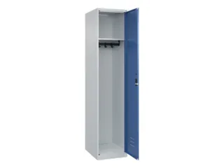 locker,HxBxD 1850x400x500mm,1vak,vak B 400mm,cil.-slot,staand op vloer - 1