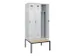 locker met bank,voor scheiding van kleding,HxBxD 2120x900x815mm,3vak