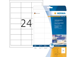Etiket Herma 4389 66x33.8mm Diepvries Wit 600 stuks - 1