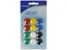 Magneet Westcott assorti kleur pak à 12st. Ø 20x8mm. assorti kleuren
