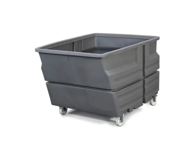 Multifunctionele bak,HxLxB 900x1240x825mm,600l,PE,grijs