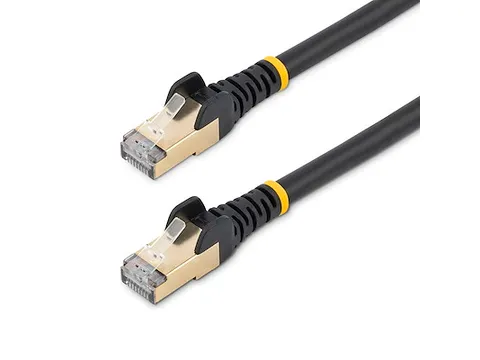 1m CAT6a Ethernet kabel zwart STP
