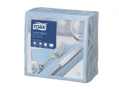 Dinnerservet 39x39cm Lichtblauw 477905, 12x150st