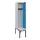 locker met bank,HxBxD 2120x400x815mm,1vak,vak B 400mm,cilinderslot
