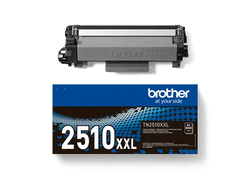 Originele Brother TN2510XXL zwarte tonercartridge HC 5.000 pagina's