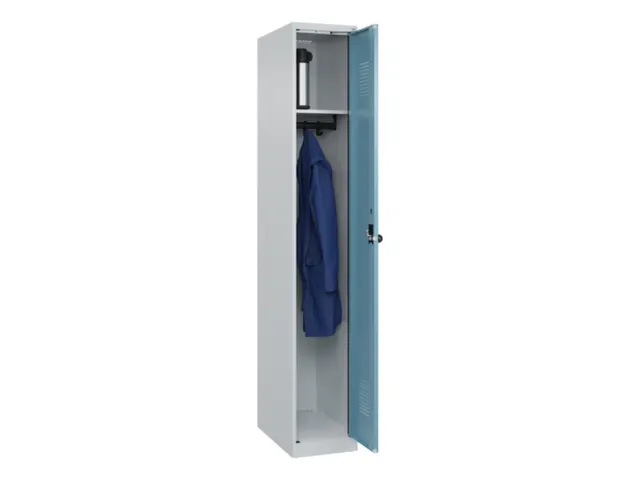 locker,HxBxD 1850x300x500mm,1vak,vak B 300mm,draaigrendel